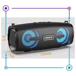 Loa bluetooth kimiso kms-223 - 2 bass cực mạnh