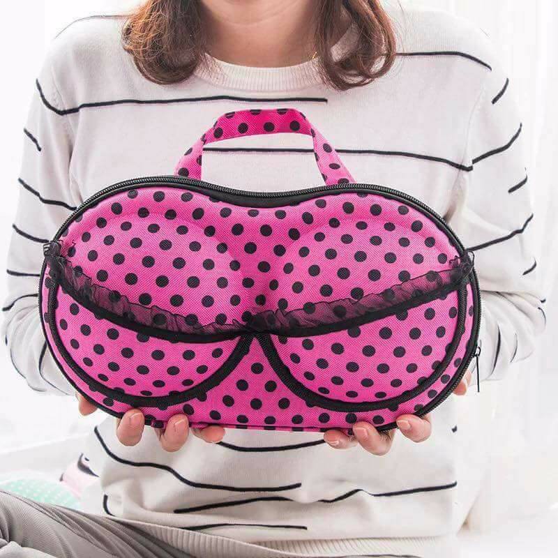 Hộp để áo lót đi du lịch ( giao màu ngẫu nhiên )