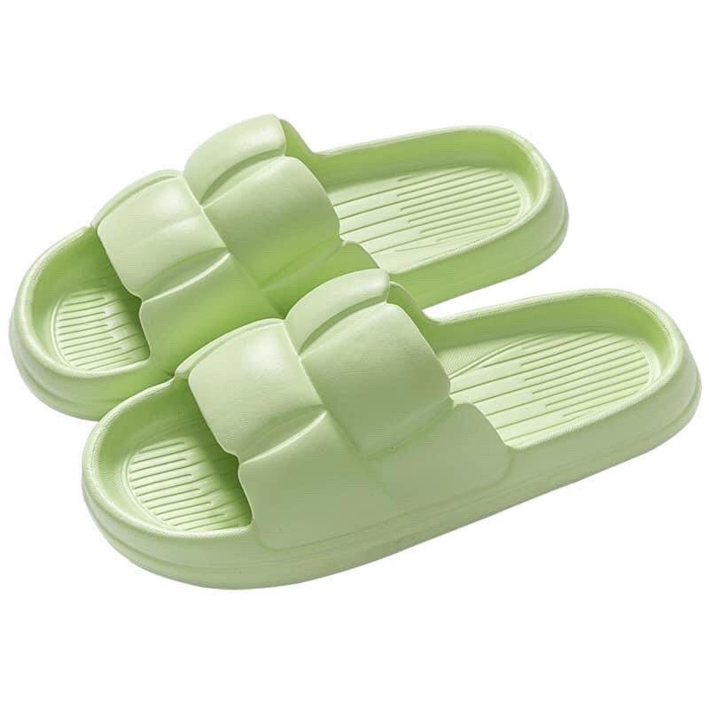Dép nữ bánh mì quai ngang trong nhà đế cao đi biển  TANDA BM001