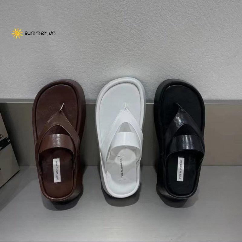 Dép Xỏ Ngón Đế Dày Thời Trang Mùa Hè 2022 Mới Cho Nữ