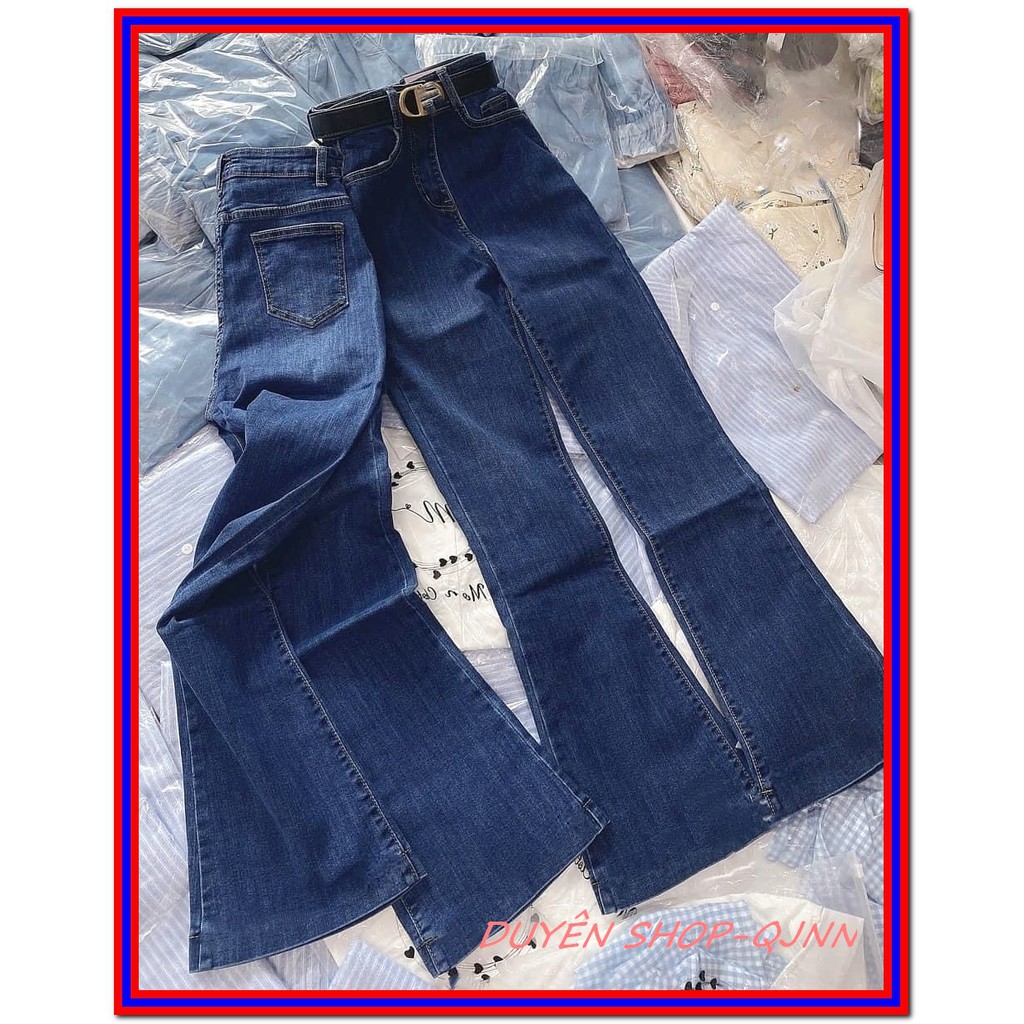 Quần jean nữ ỐNG LOE siêu xịn chất jean giãn tốt fome chuẩn size 26-30 ( 2 màu ) -41