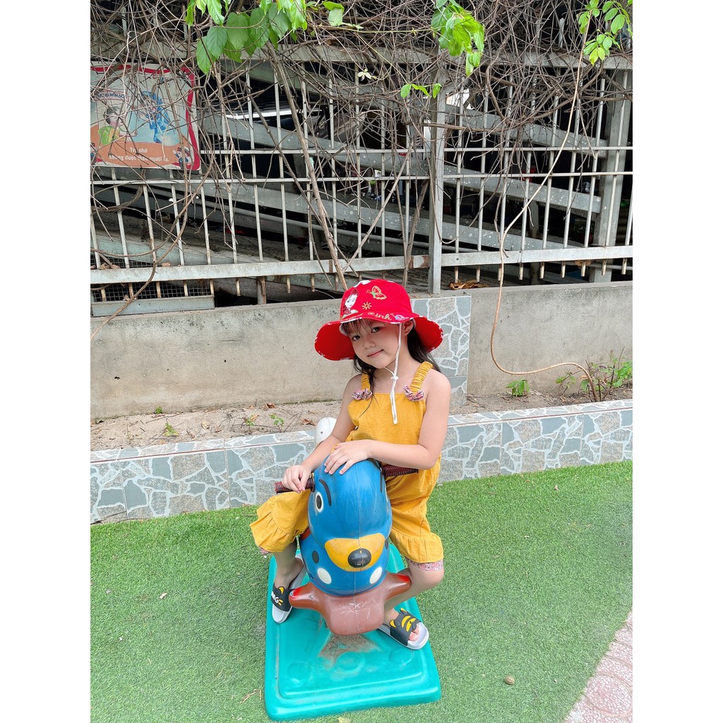 Mũ rộng vành hình công chúa cho bé(4-8 tuổi)