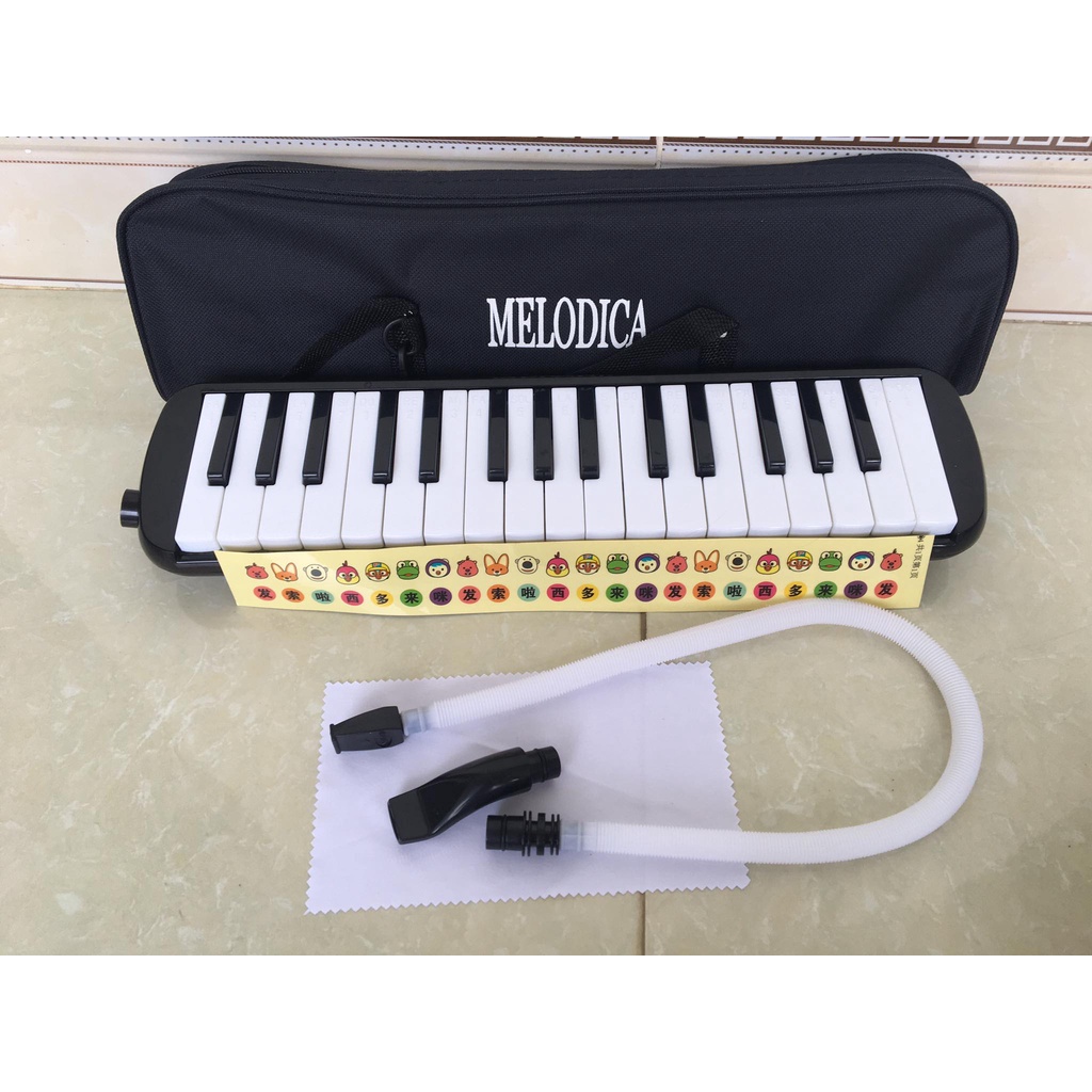 Kèn melodion- Melodica-đàn pianica 32 và 37 phím kèm phụ kiện ,túi đựng, khăn lau hàng chính hãng