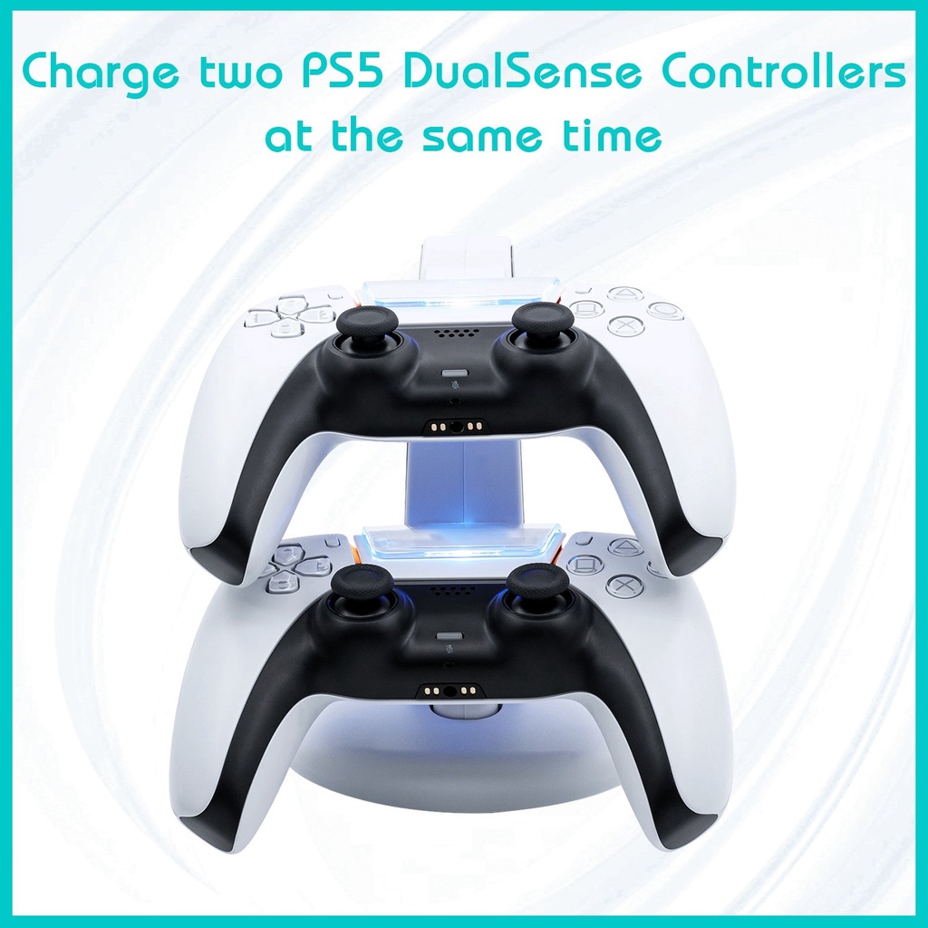 Đế dock sạc cho tay game console PS5 IPLAY DUAL CONTROLLER CHARGING STAND