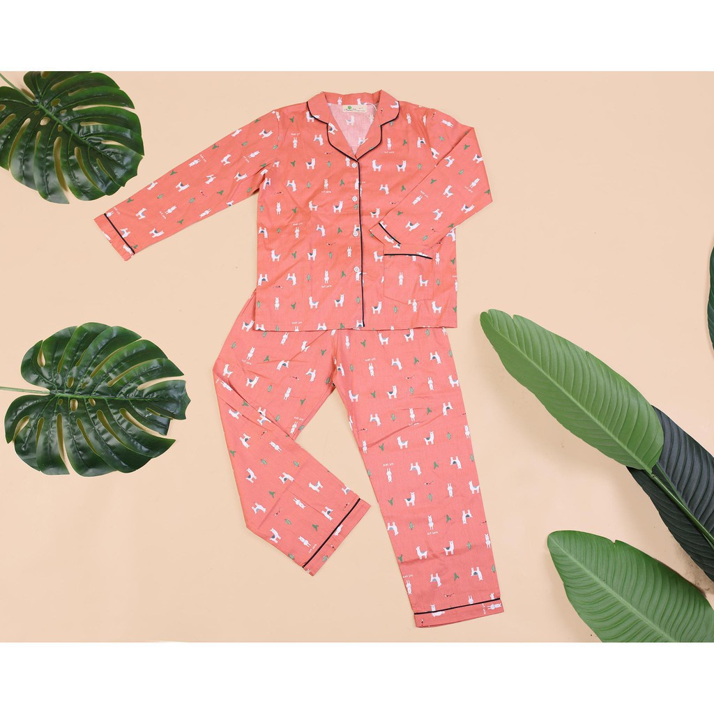 Bộ Pijama thô thu đông họa tiết dài tay bé gái size 8-12T, cho bạn từ 23-32kg. Chất thô dày dặn, không nhăn. Màu sắc đẹp