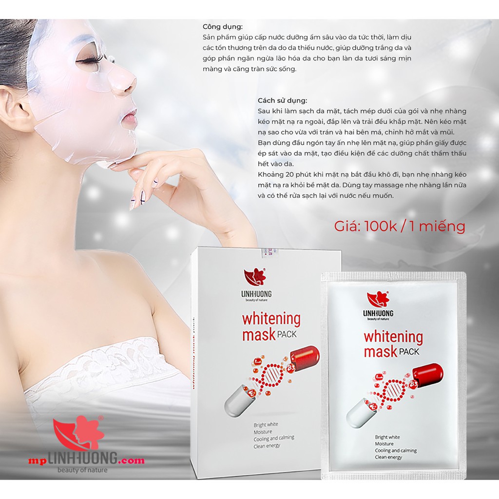 Mặt Nạ Truyền Trắng Collagen Linh Hương