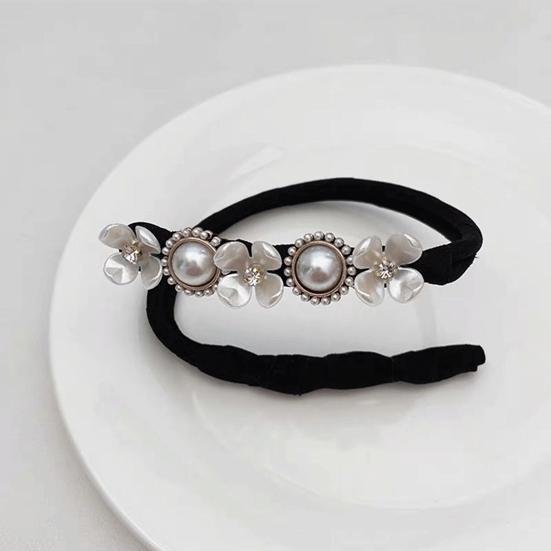 Kẹp Tóc Xinh Xắn Cho Nữ Kiểu Bông Hoa Ngọc Trai Nhân Tạo Đáng Yêu