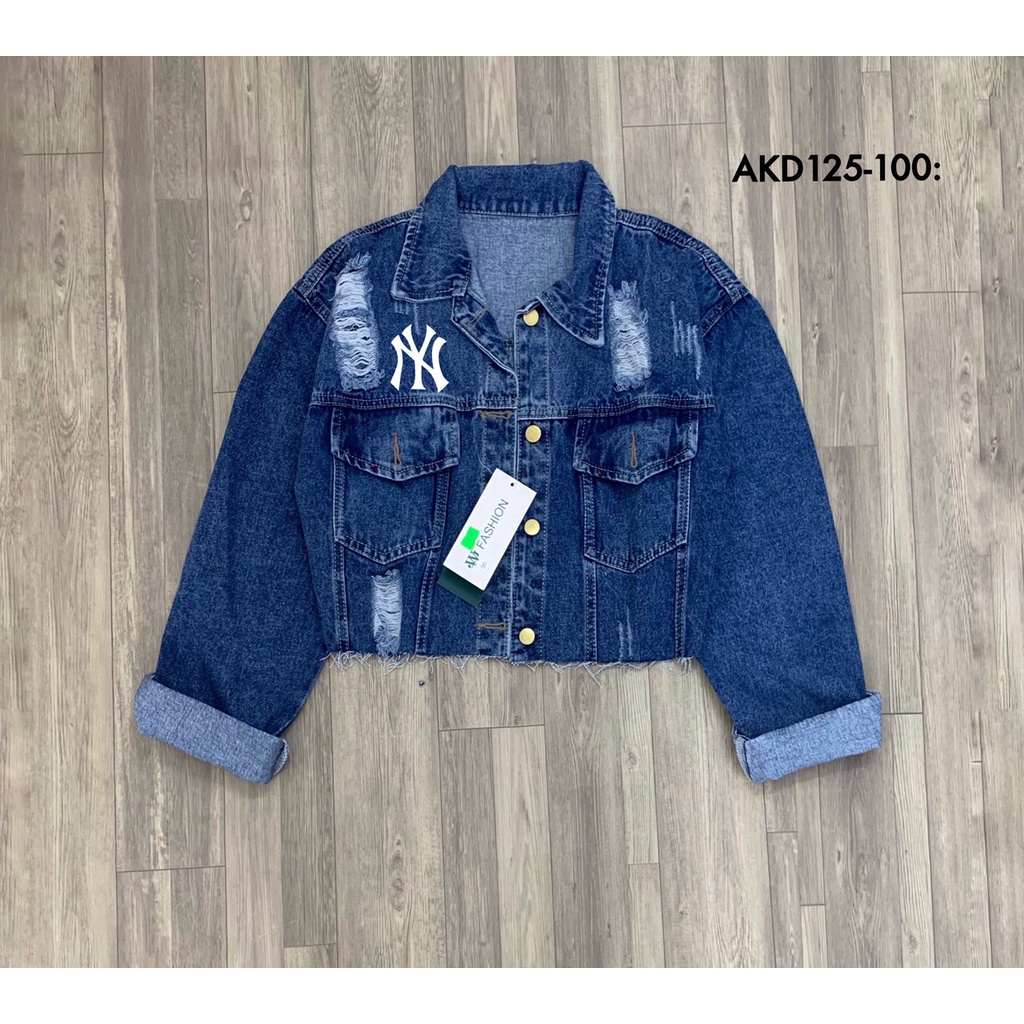 Áo khoác jeans lửng bigsize