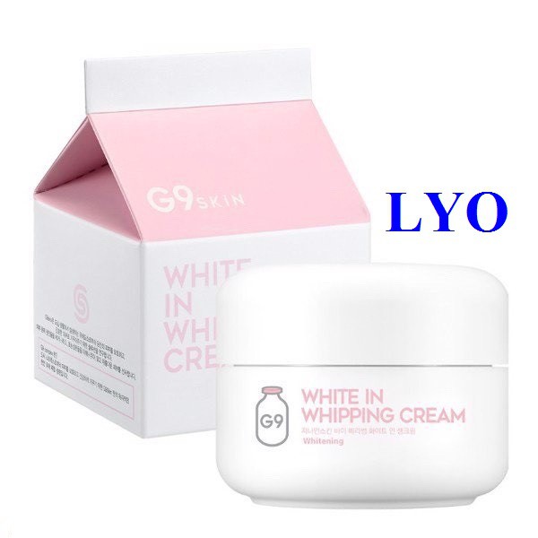 [Mã COS2405 giảm 8% đơn 300K] Kem dưỡng trắng da G9 SKIN White In Whipping Cream 50g