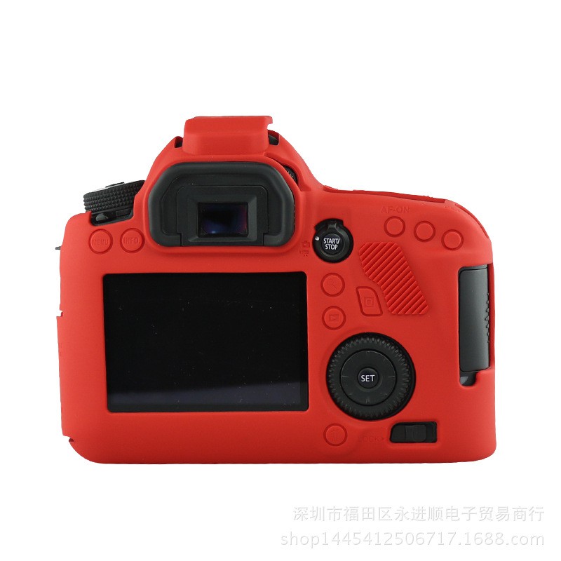 HÌNH THẬT Vỏ cao su cho máy ảnh EOS 6D nhiều màu