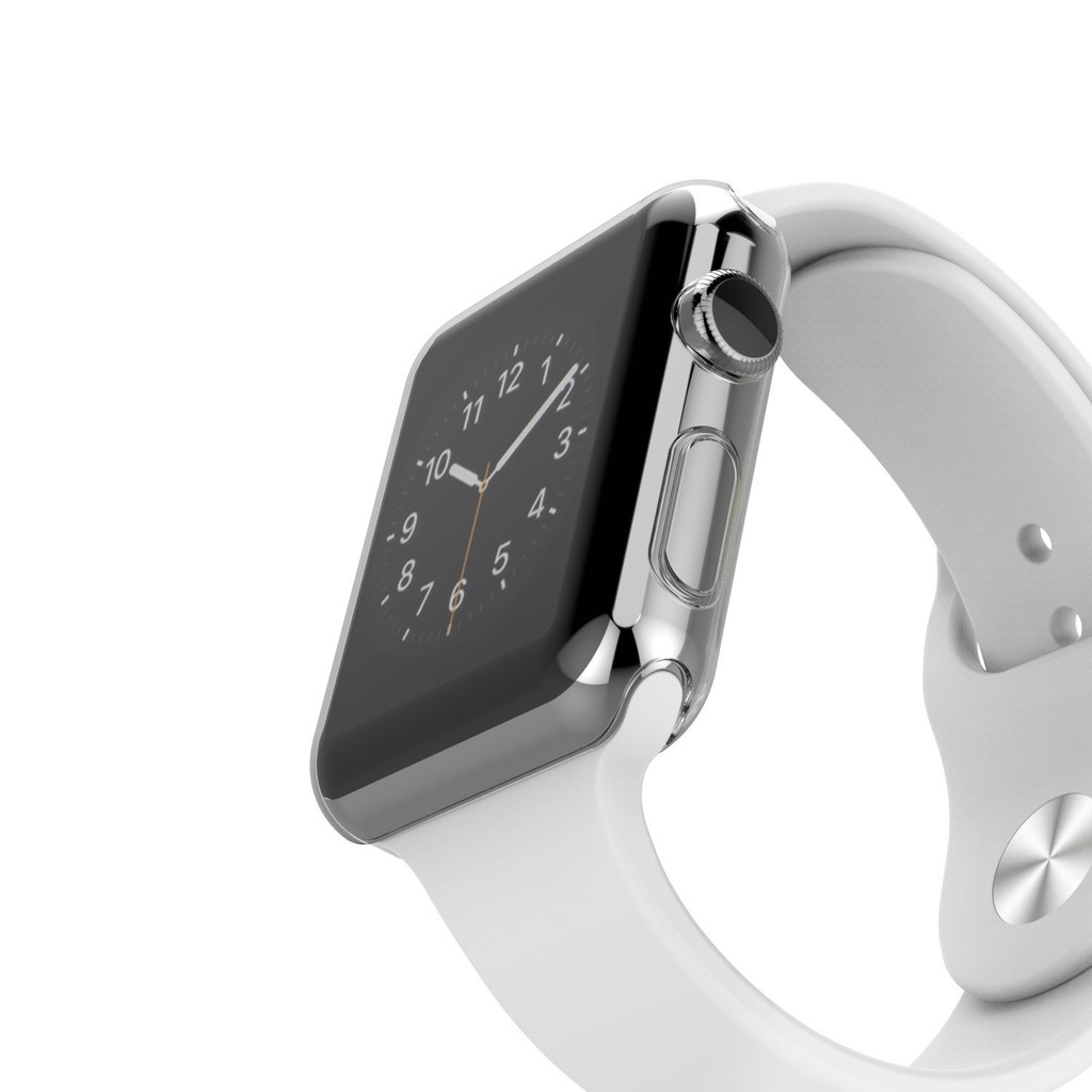 Ốp silicon full màn trong suốt Apple Watch 38mm, 42 mm ,hàng nhập khẩu