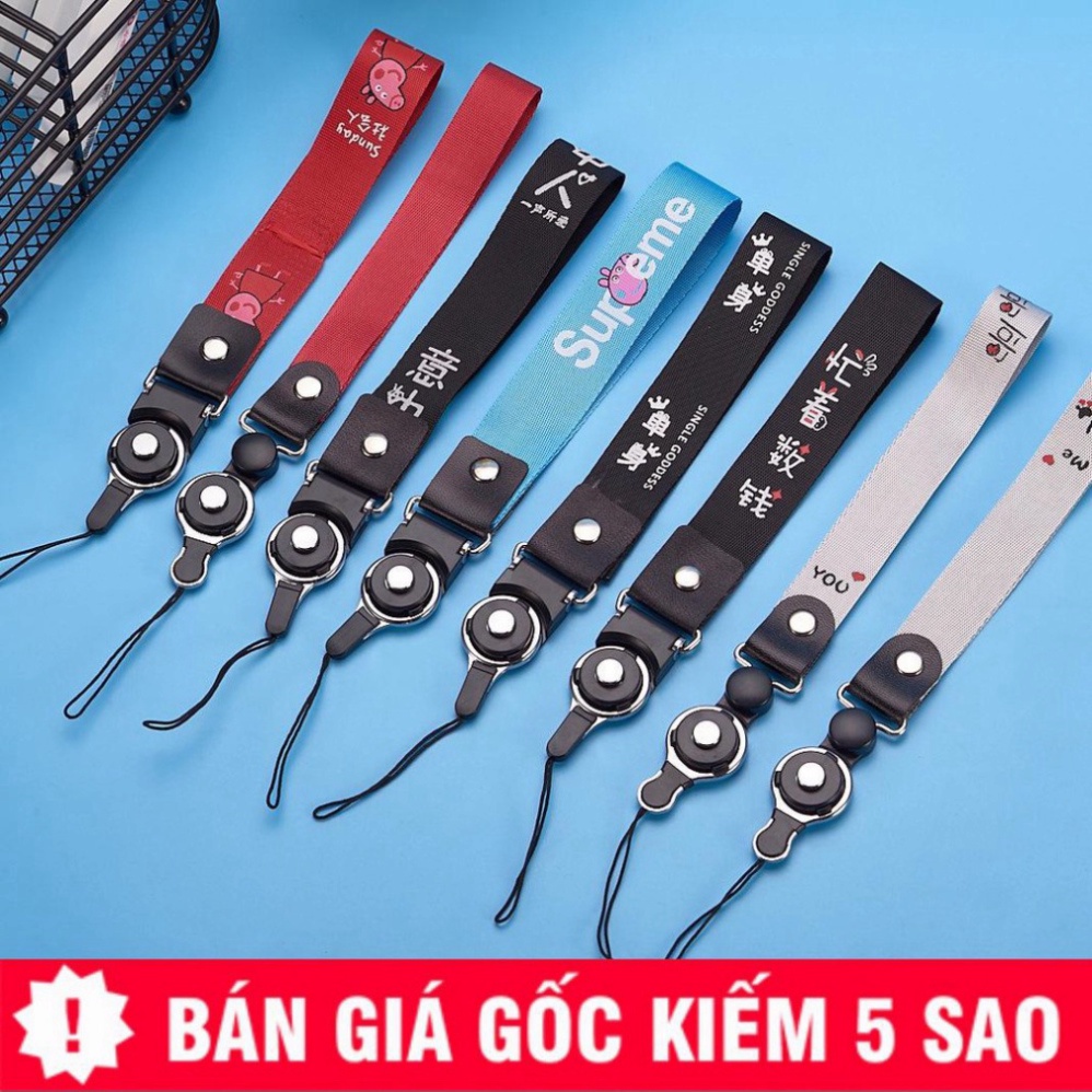 Dây đeo điện thoại, Dây đeo thẻ học sinh sinh viên, Dây đeo thẻ strap bản to Siêu Bền