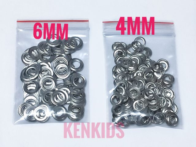 Long đền cho khoen bọc lỗ 4mm-6mm (25g)