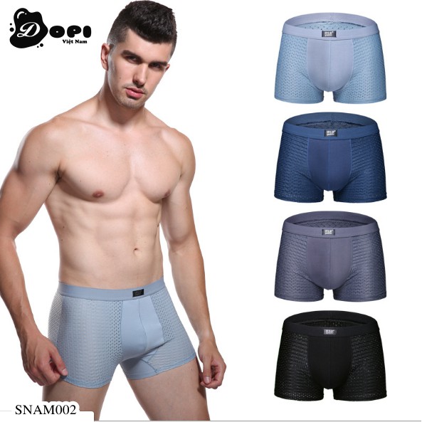 Quần lót nam boxer sịp đùi thông hơi cao cấp