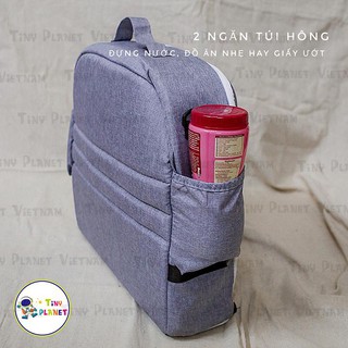 Nôi cũi di động gấp gọn cho bé (kèm màn & thú treo)