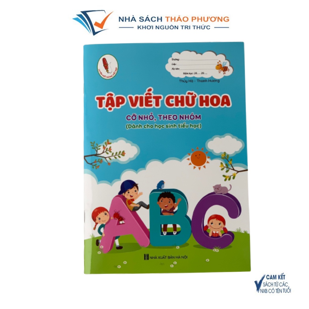 Sách - Tập viết chữ hoa cỡ nhỏ, theo nhóm - Dành cho học sinh tiểu học