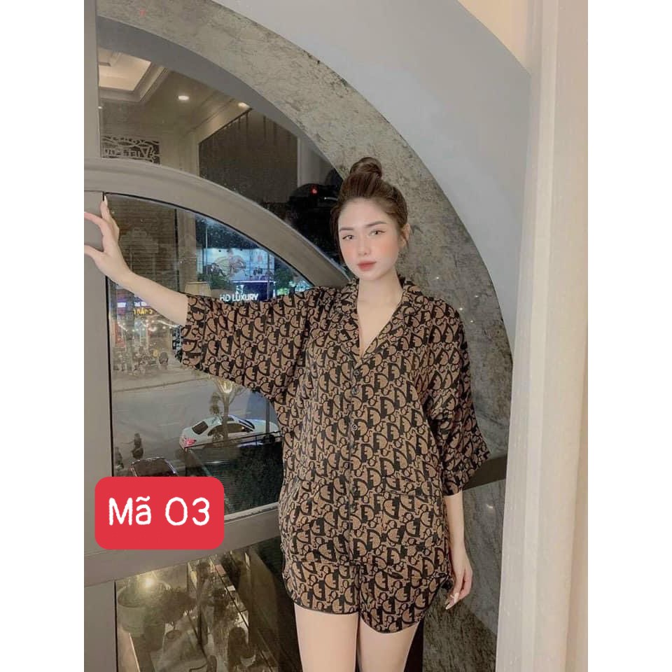 PYJAMA đùi lụa bigsize, set bộ mặc nhà cao cấp