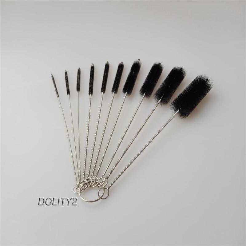 [Dolity2] Set 10 Bàn Chải Sợi Dây 20cm Làm Sạch Ống Hút, Ống Nối