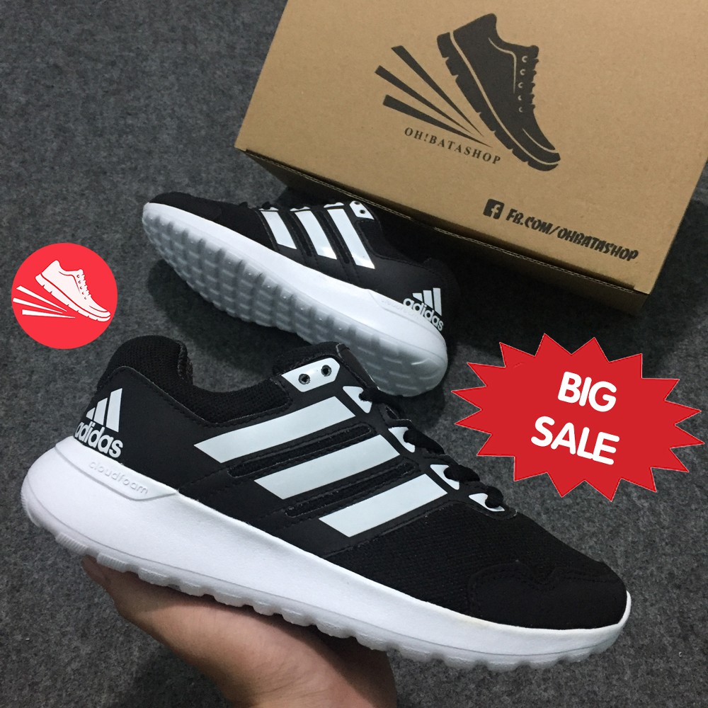 ⚡️[Freeship 99K Toàn Quốc] Giày Thể Thao Cloudfoam Nam Nữ (Đen/Trắng) - Tls201