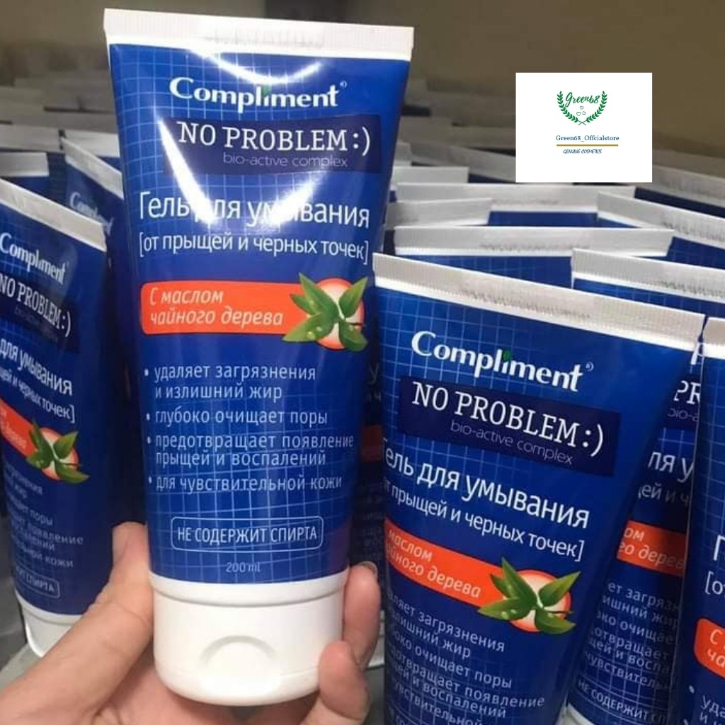 Sữa Rửa Mặt NO PROBLEM COMPLIEN 200ml Chiết Xuất Tràm Trà, Giảm Viêm Mụn Hàng Nga | BigBuy360 - bigbuy360.vn