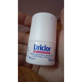 Lăn khử mùi Hỗ trợ ngăn mồ hôi Driclor 20ml/60ml nội địa Anh