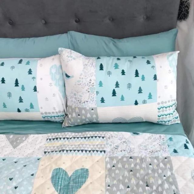 Set Ga + Chăn thô lụa Hàn Quốc trần bông