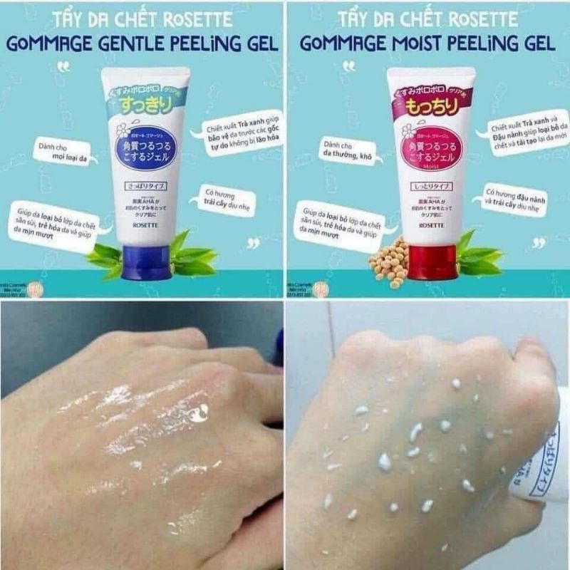 (Loại To 120)Gel Tẩy Tế Da Chết,Tẩy Tế Bào Chết Rosette Giúp Làm Sạch Da,Se Nhỏ Lỗ Chân Lông ,Trắng Sáng.