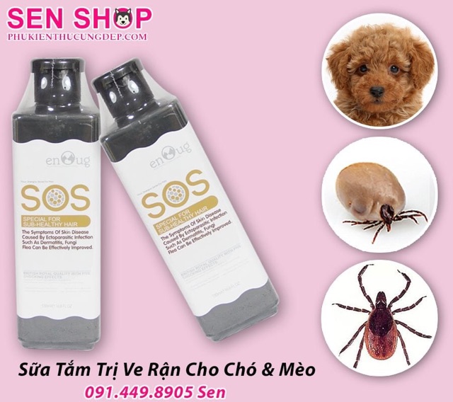 SỮA TẮM SOS - SỮA TẮM CHO CHÓ MÈO