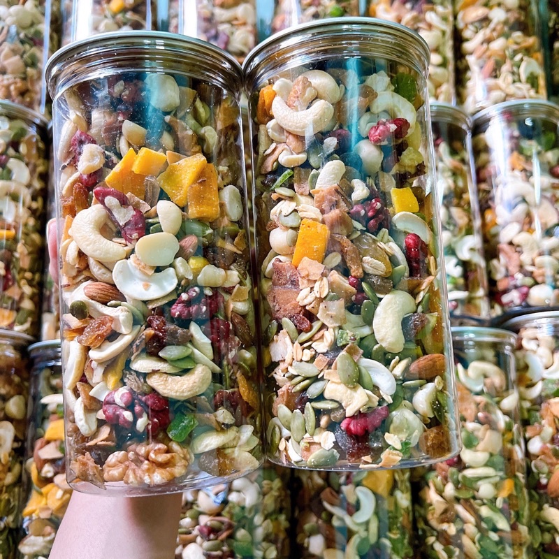 Granola Nhiều Hạt Ăn Kiêng Không Đường - Ngũ Cốc Ăn Kiêng Không Đường 500g