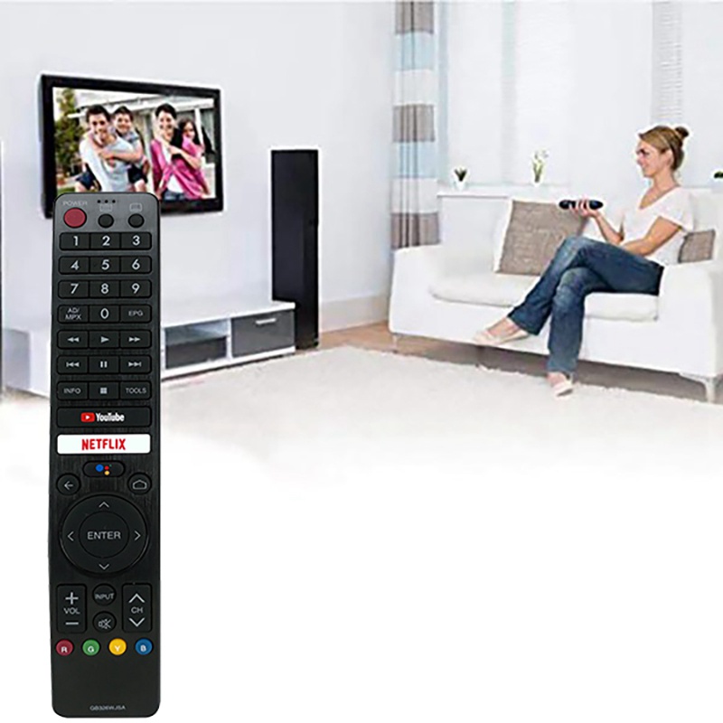 Điều Khiển Từ Xa BT-GB326 Cho Ti Vi Sharp GB326WJSA Smart TV Bluetooth Và Phụ Kiện