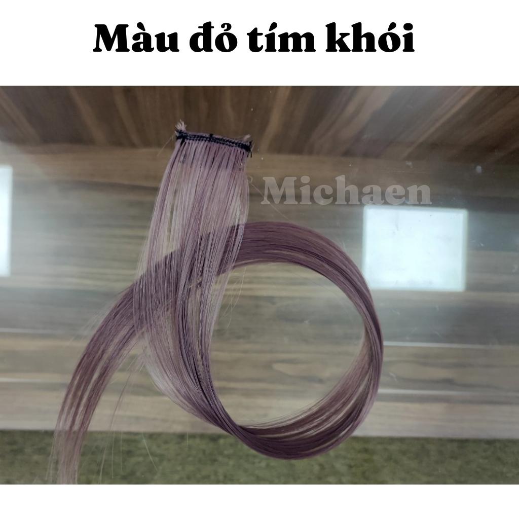 Tóc giả nữ đẹp kẹp hight light thẳng dài nhiều màu cosplay Michaen