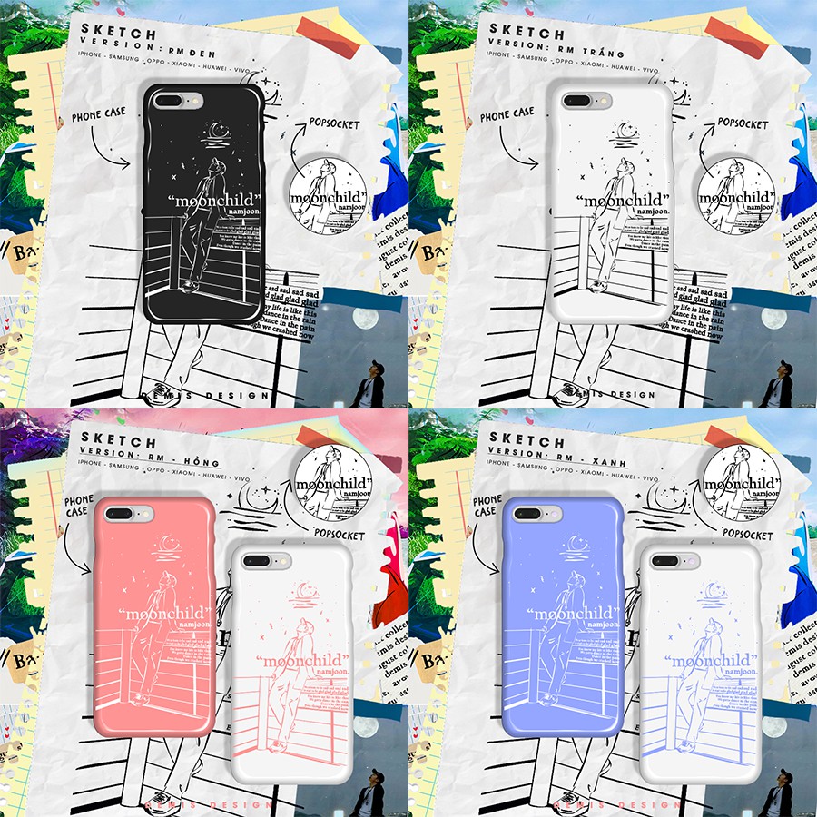 ỐP ĐIỆN THOẠI BTS - SKETCH