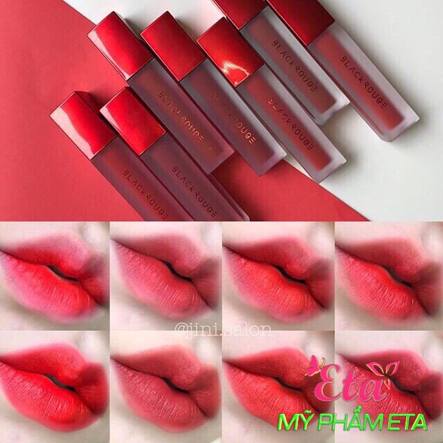 Son kem lì Black ROUGE Air Fit Velvet Tint siêu mịn siêu lì ver1 A01-A07 | BigBuy360 - bigbuy360.vn