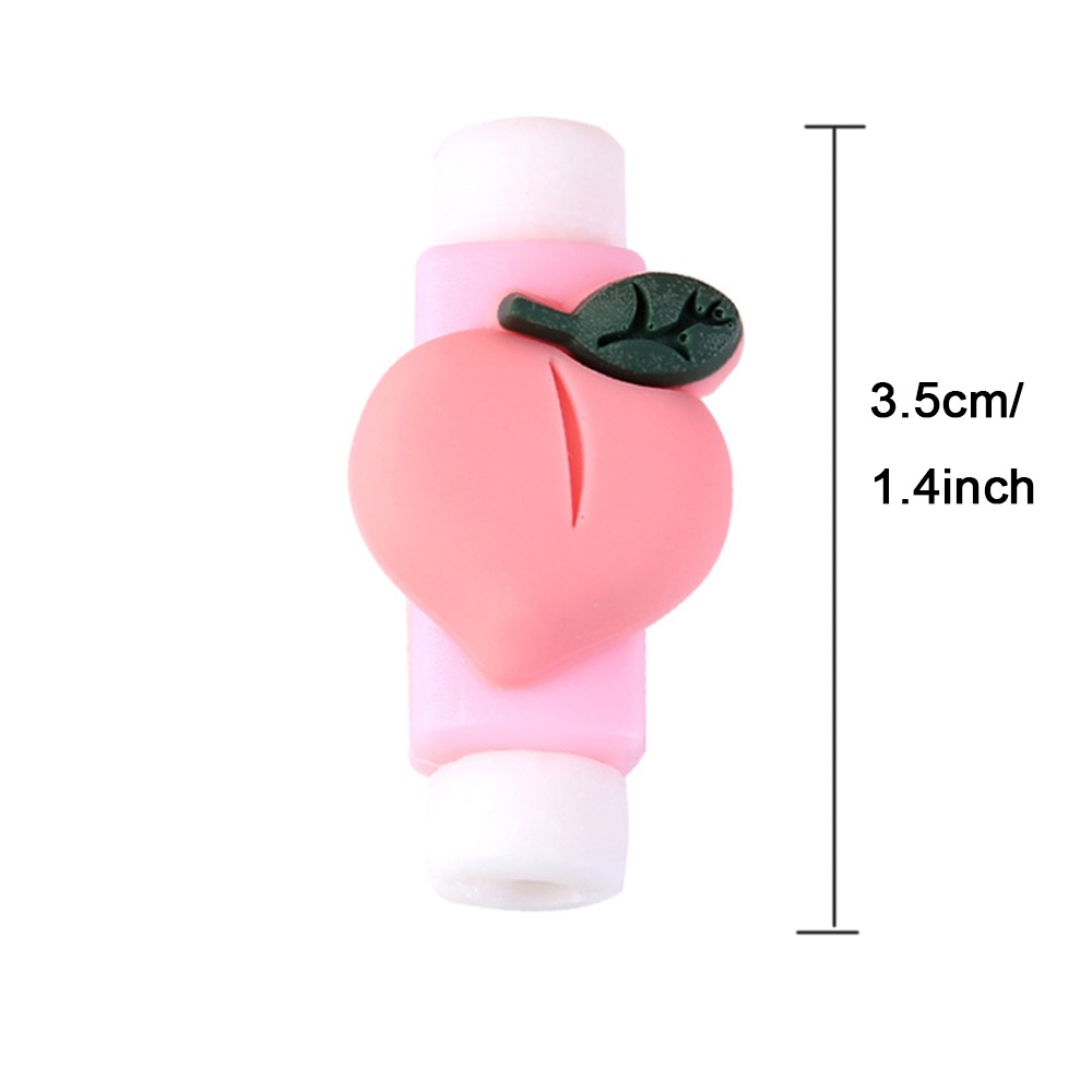 Vỏ bảo vệ cáp sạc silicone mềm hình hoạt hình đáng yêu