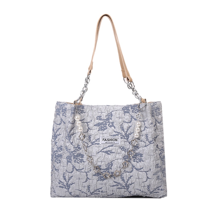 Túi tote Đeo Vai Vải canvas Thêu Họa Tiết Thời Trang Mùa Hè 2022 Có Sức Chứa Lớn Cho Nữ