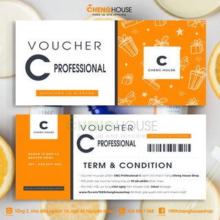Voucher mua hàng OBG dòng PROFESSIONAL-C tại Cheng House Shop