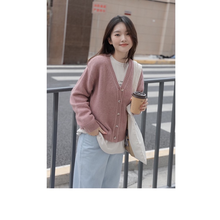 Áo Khoác Len Nữ Cardigan Dễ Thương Codo Chất Len Cao Cấp Mềm Mịn Đẹp AL33