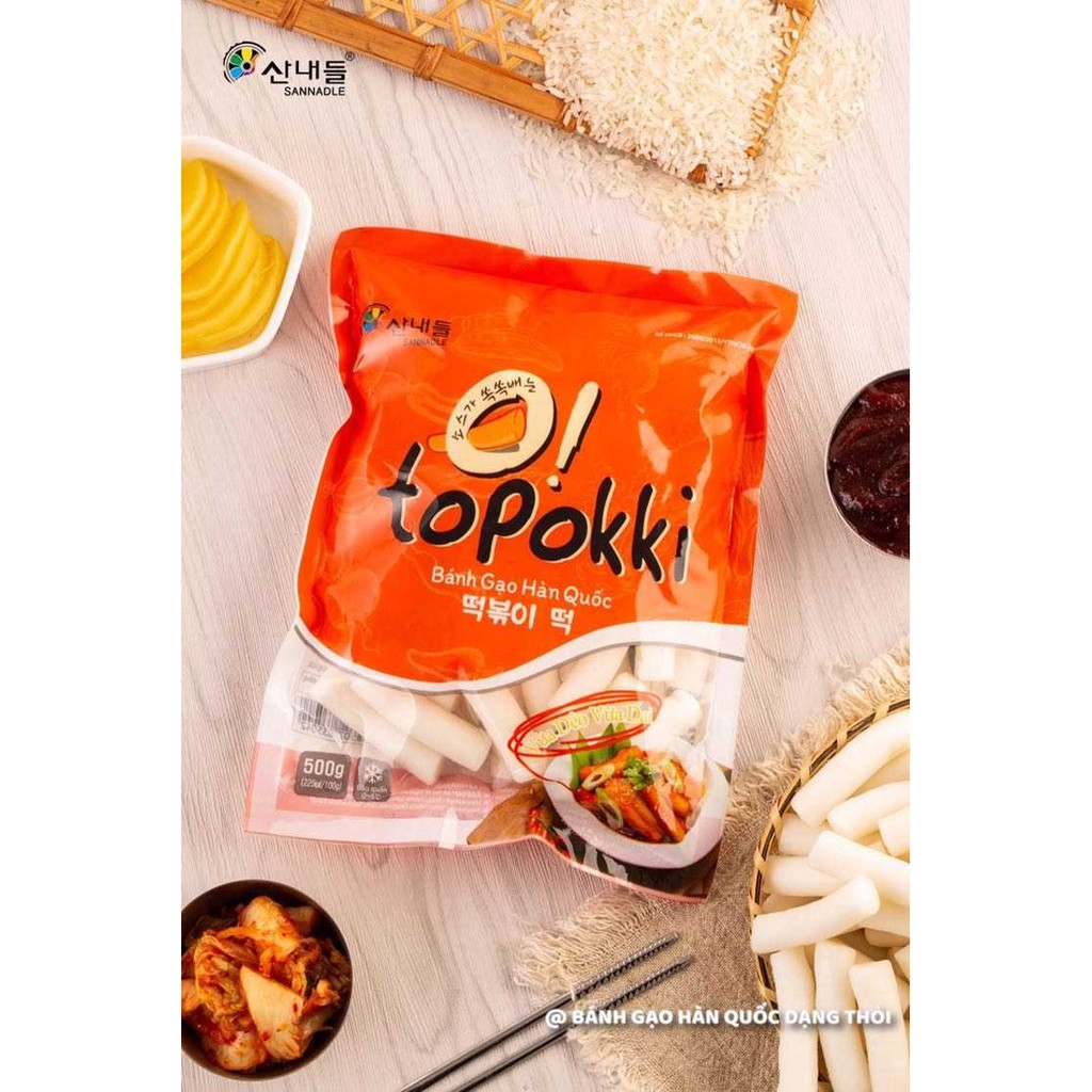 Tokbokki Truyền Thống Không Kèm Sốt 500gram