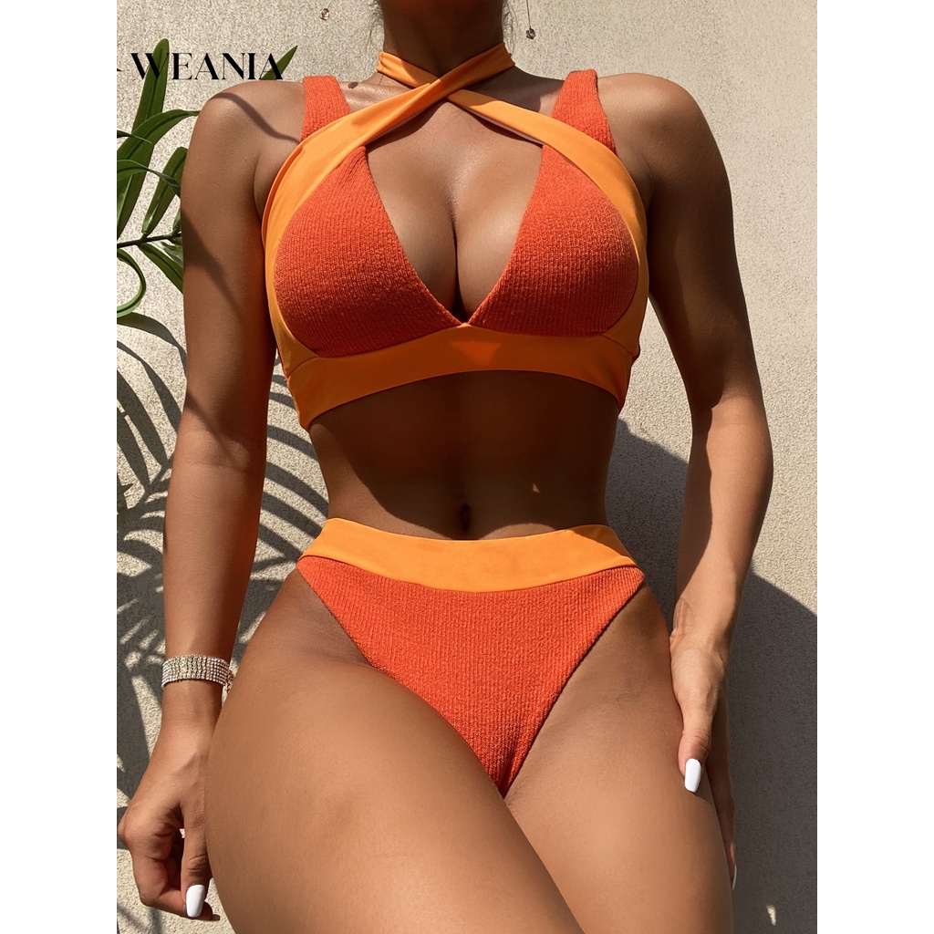 Bộ Bikini 2 Mảnh Phối Hai Màu Kiểu Mới D0326