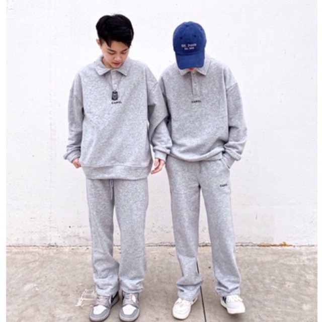 Set nỉ bông dày dặn phong cách sporty năng động cực trendy