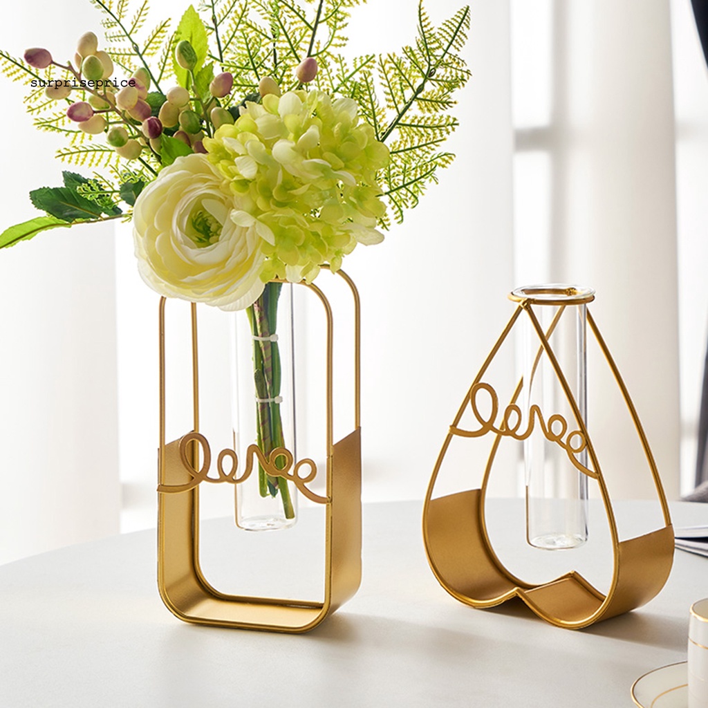 Lọ Hoa Bằng Thủy Tinh Trong Suốt Có Thể Gấp Lại Dùng Trang Trí Nhà Cửa