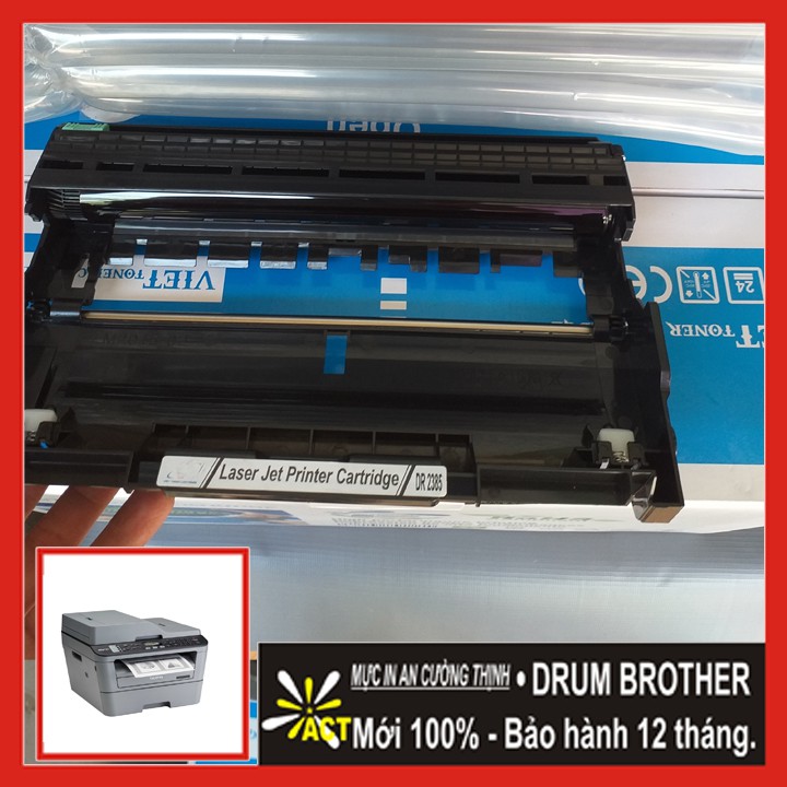 Cụm Drum hộp mực Brother MFC L2701D / L2701DN / L2701DW / L2701 / 2701DW / 2701DN / 2701D / DR 2385 Viettoner, Full Box.