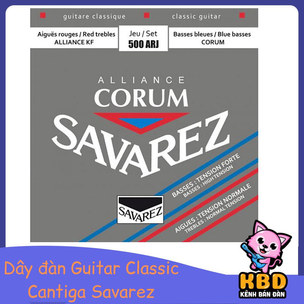 DÂY ĐÀN GUITAR CLASSIC SAVAREZ 500 ARJ