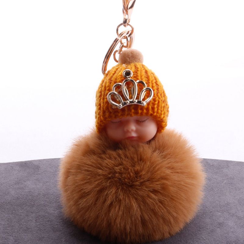 Móc Khóa Hình Em Bé Đang Ngủ Dễ Thương