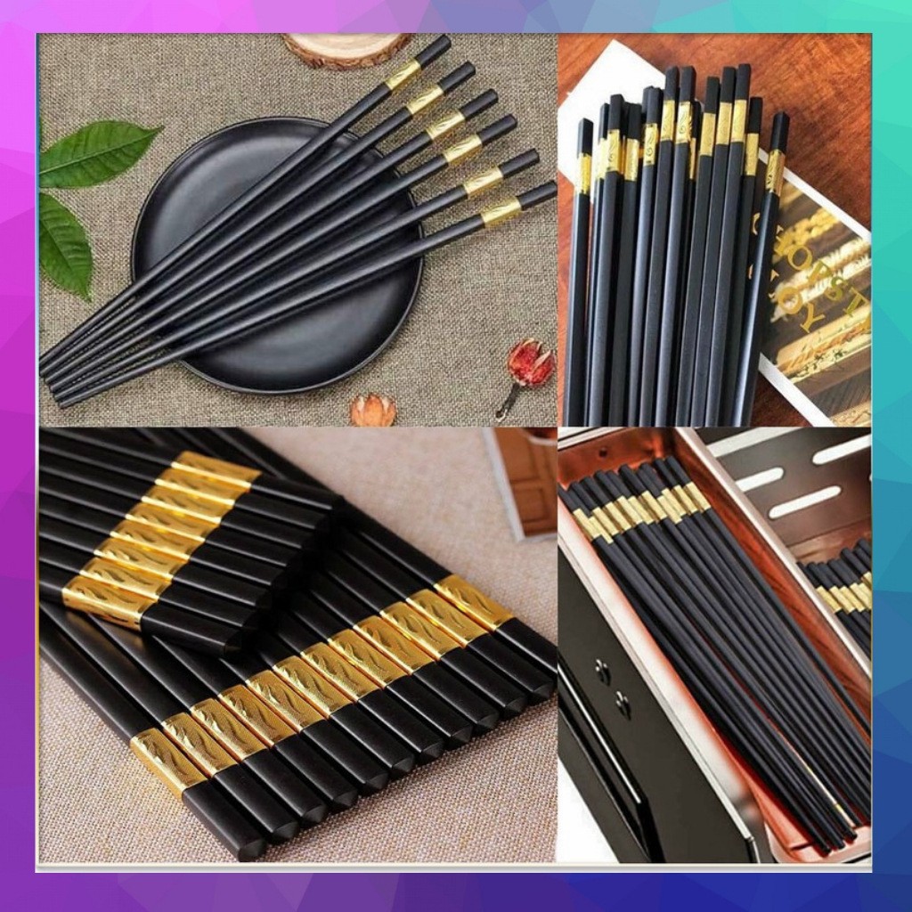 FULL Hộp 10 ĐÔI đũa hoàng gia KHÔNG MỐC AN TOÀN SỨC KHỎE