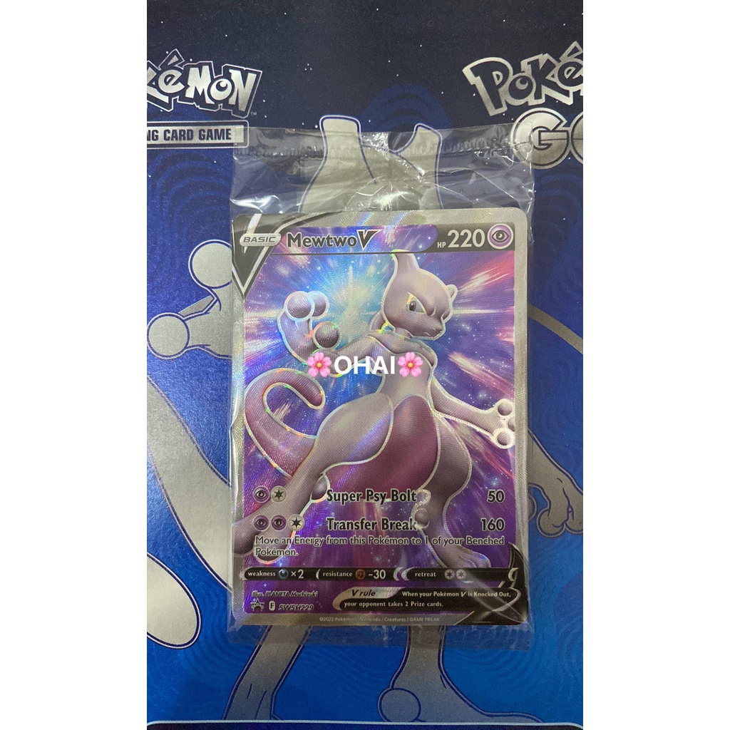 Thẻ Mewtwo V Promo Pokemon Go Chính hãng Pokemon