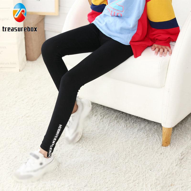 Quần Legging Lưng Cao In Họa Tiết Thời Trang Mùa Đông Cho Bé Gái