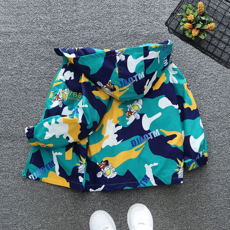 Bộ Áo Khoác Mỏng Thời Trang Xuân Thu 2022 Mới Cho Bé Trai