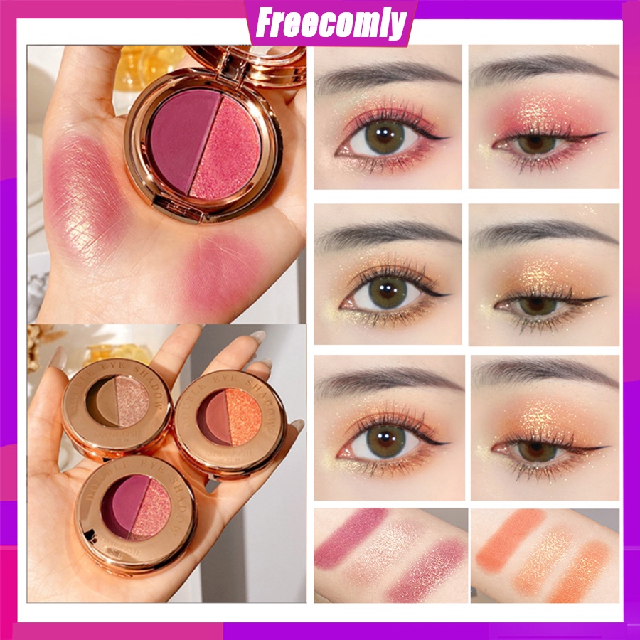 Bảng Phấn Mắt 2 nhung Màu Lì lấp lánh thời trang cho sinh viên