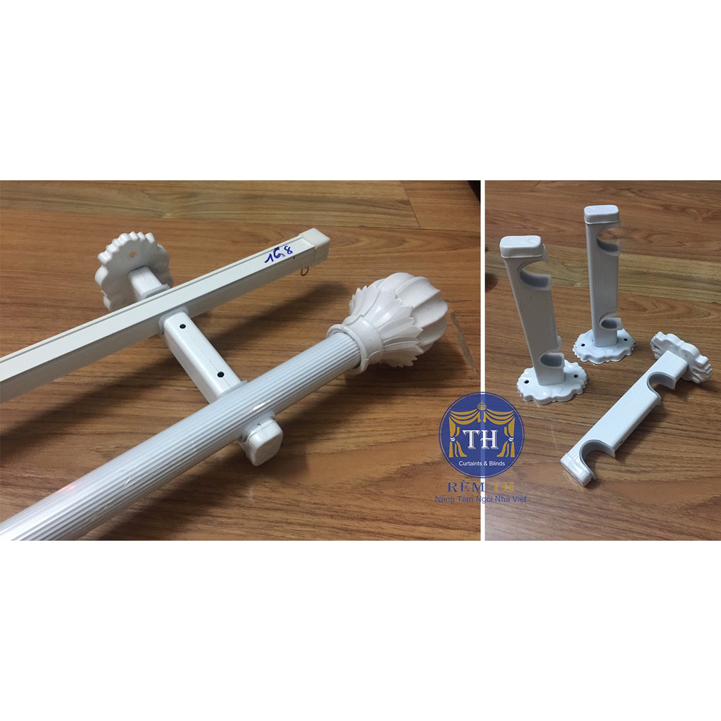 Trụ Đỡ Thanh Treo Rèm - Rèm 2 lớp ( 1chiếc)